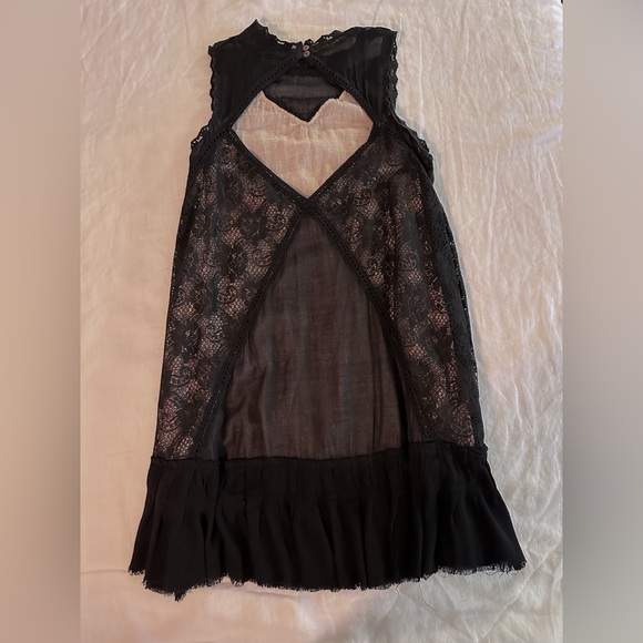 Free People High-Neck Mini Dress - Picture 3 of 4